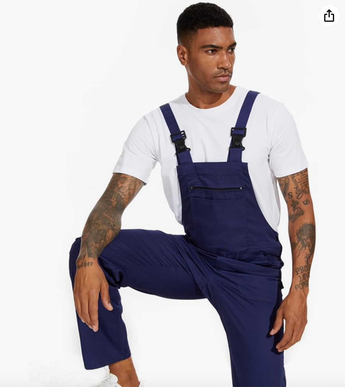 Men's Jumpsuit Versatile Style (Navy)