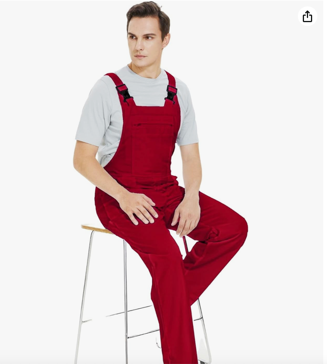 Men's Basic Cotton Jumpsuit (4 colors)