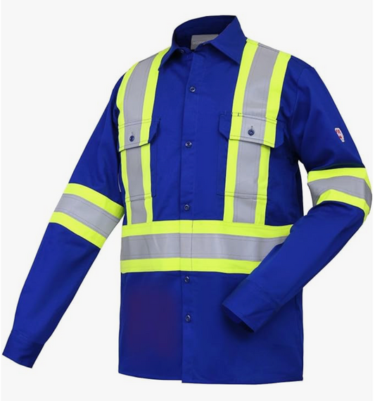 FR Welding Work Shirt with FR reflective tapes (NFPA certified)