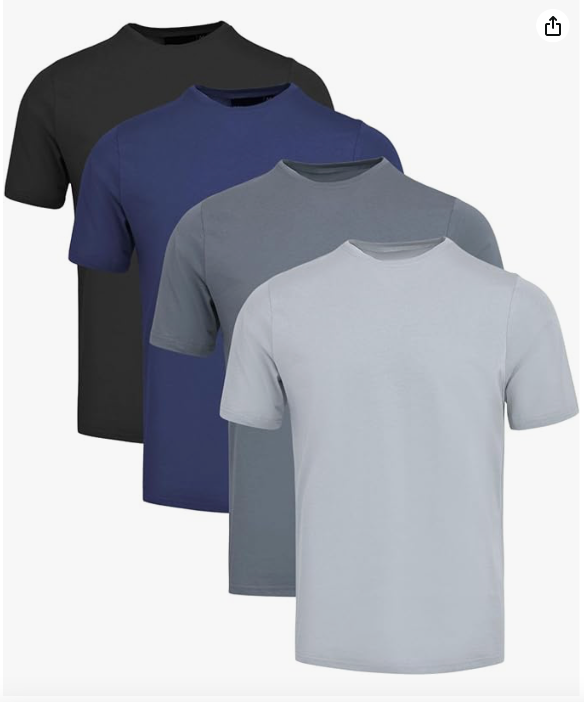 Premium Cotton T-shirt Crew-neck (Lt. grey)