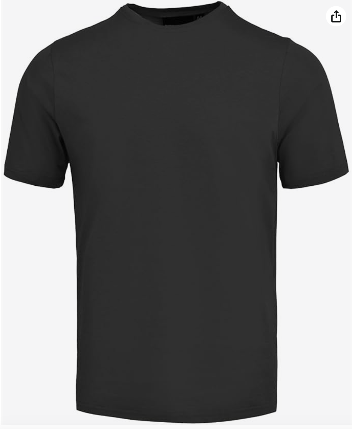 Premium Cotton T-shirt Crew-neck (black)