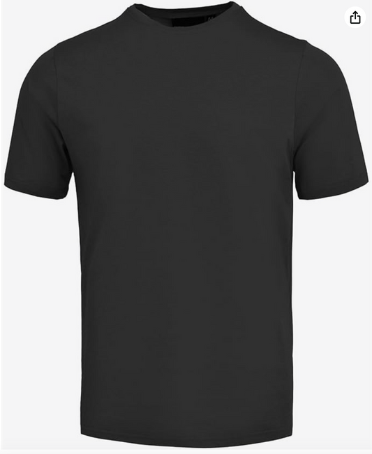 Premium Cotton T-shirt Crew-neck (black)