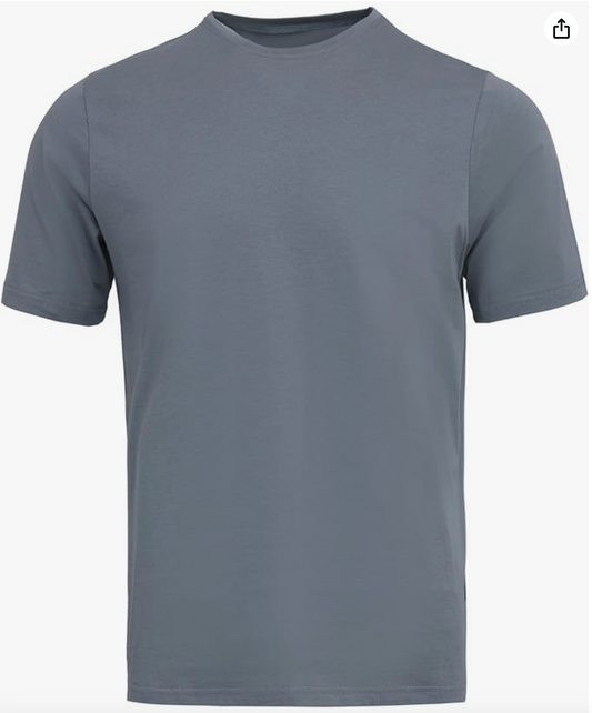 Premium Cotton T-shirt Crew-neck (dark grey)