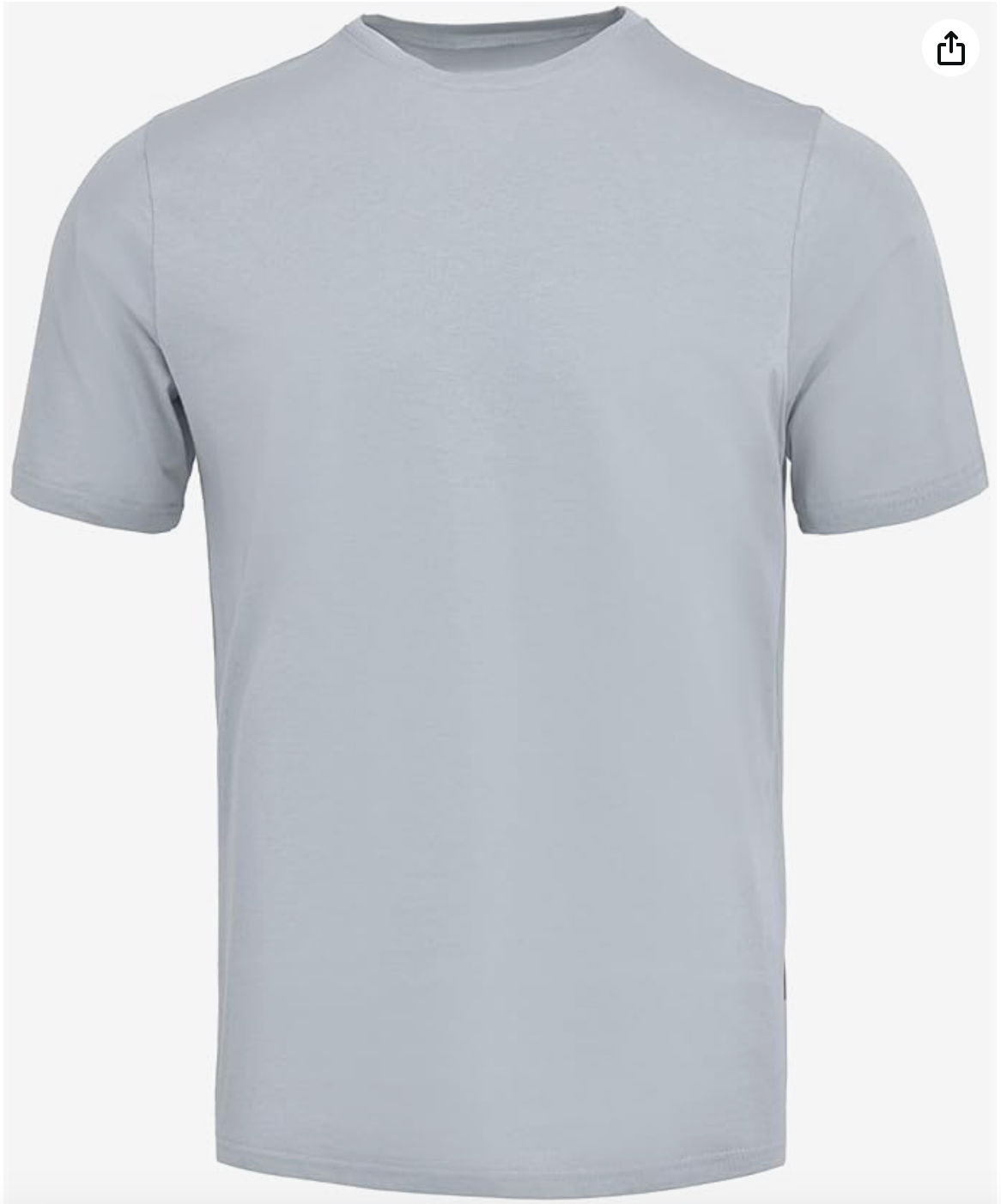 Premium Cotton T-shirt Crew-neck (Lt. grey)