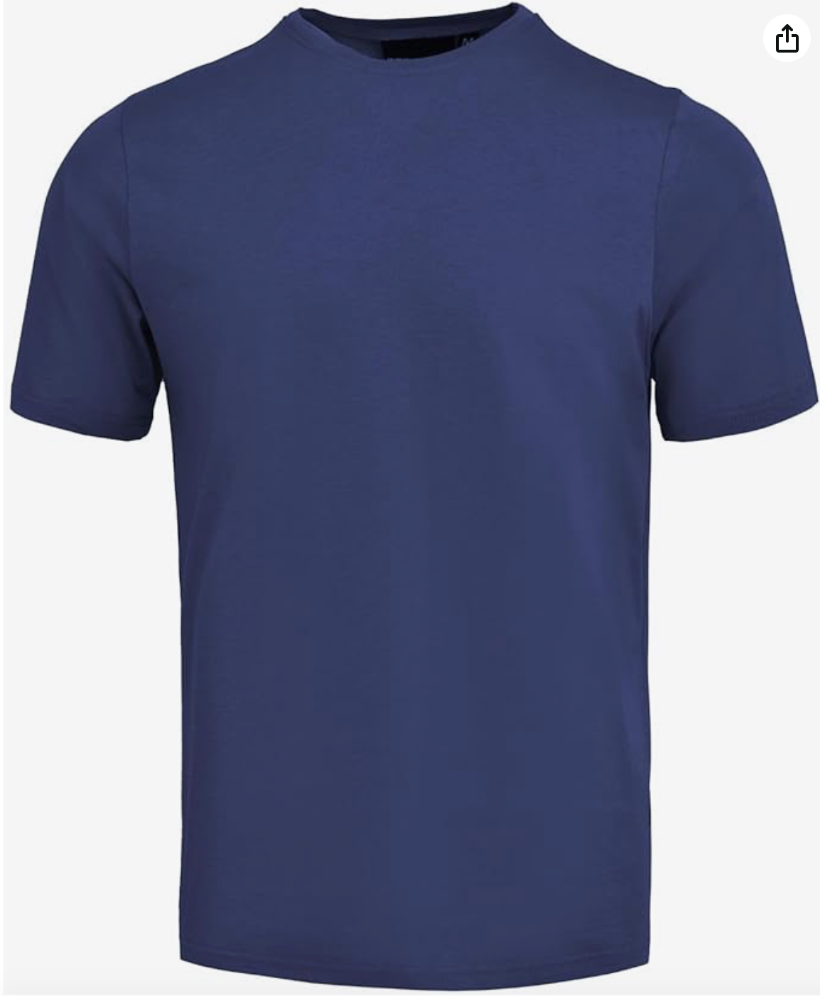 Premium Cotton T-shirt Crew-neck (Navy)