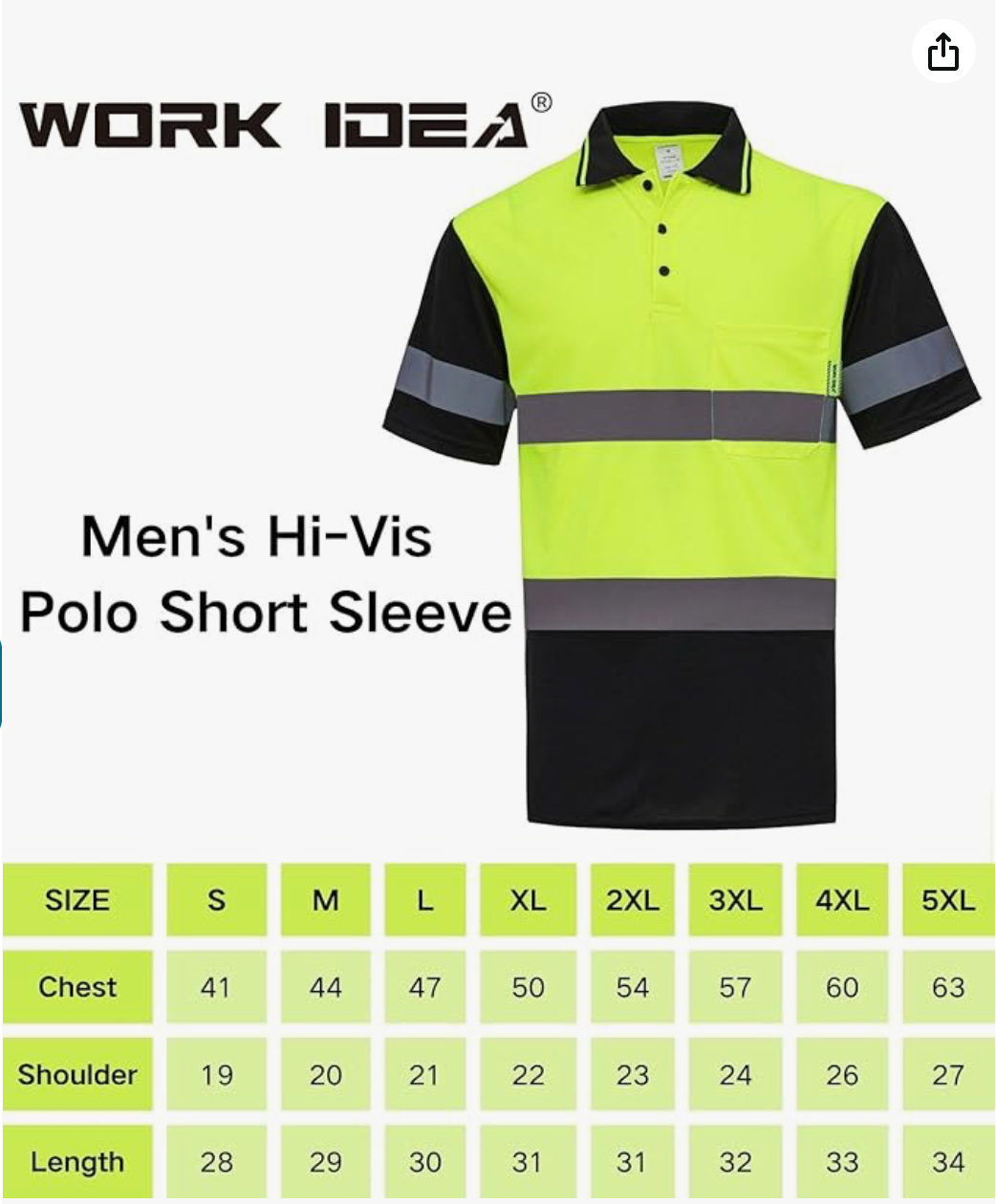 Men's Safety Polo Shirt