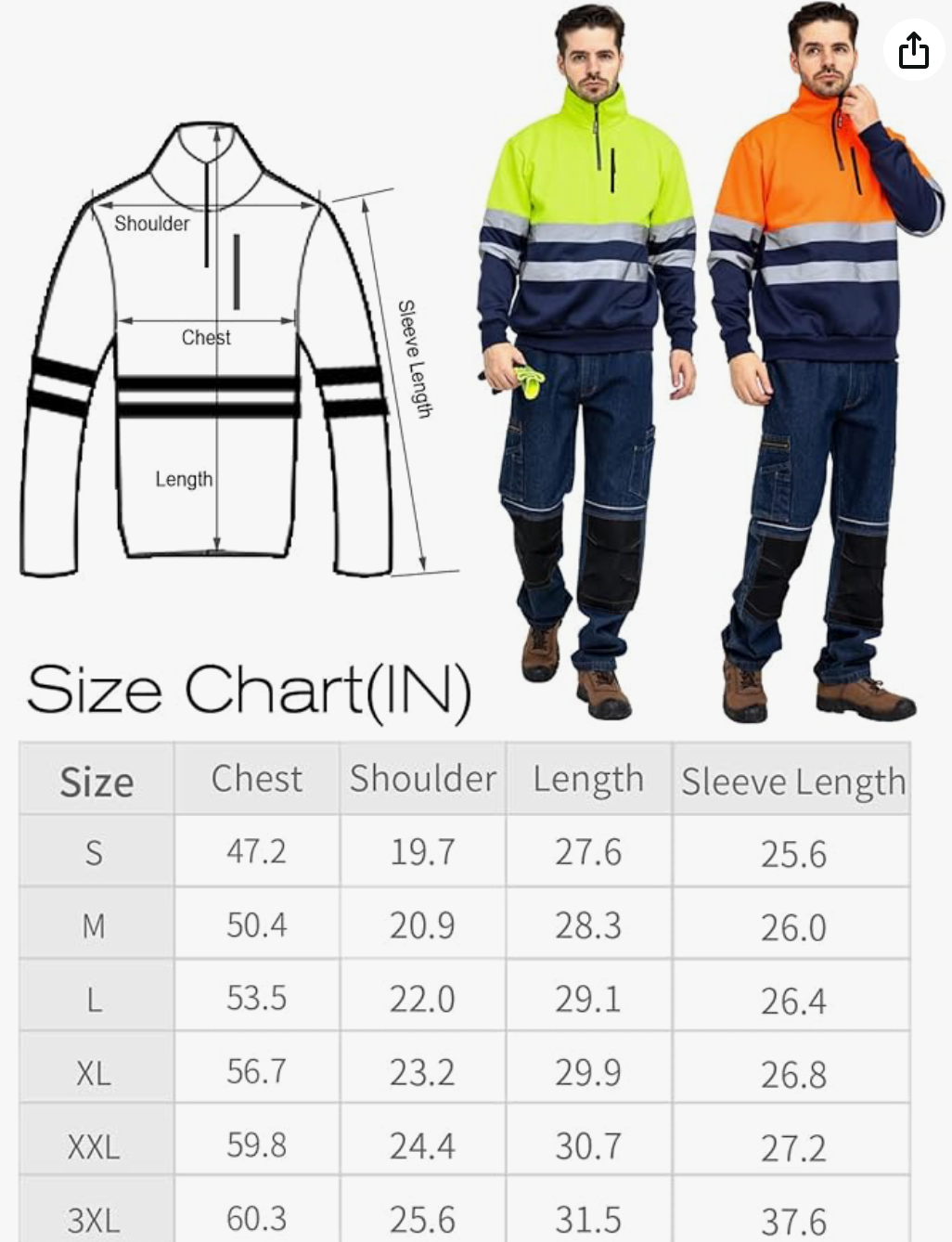 Men's Softshell Jacket with Fleece Lined, Warm & Safety