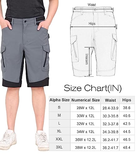 Men's Hiking Cargo Stretchy Shorts (2 colors)