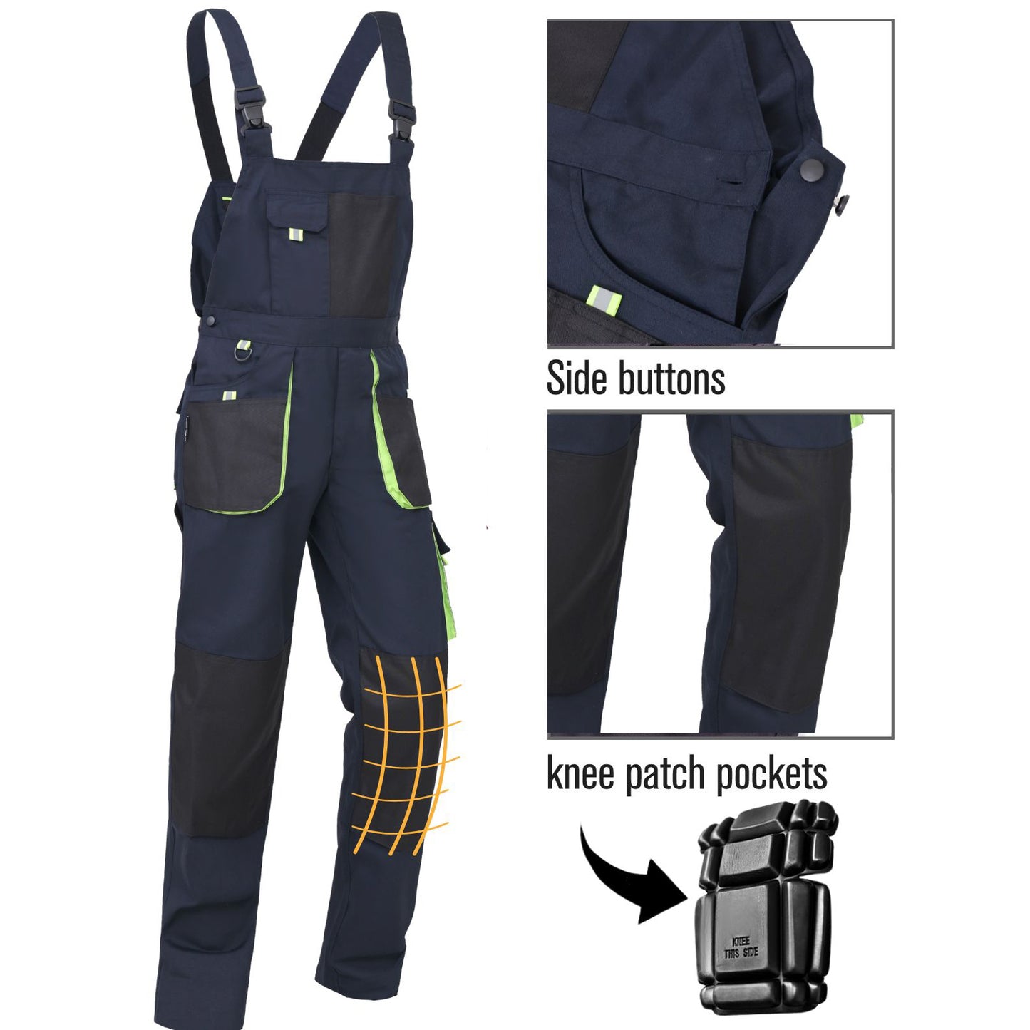 Utility Multi-pockets Overall