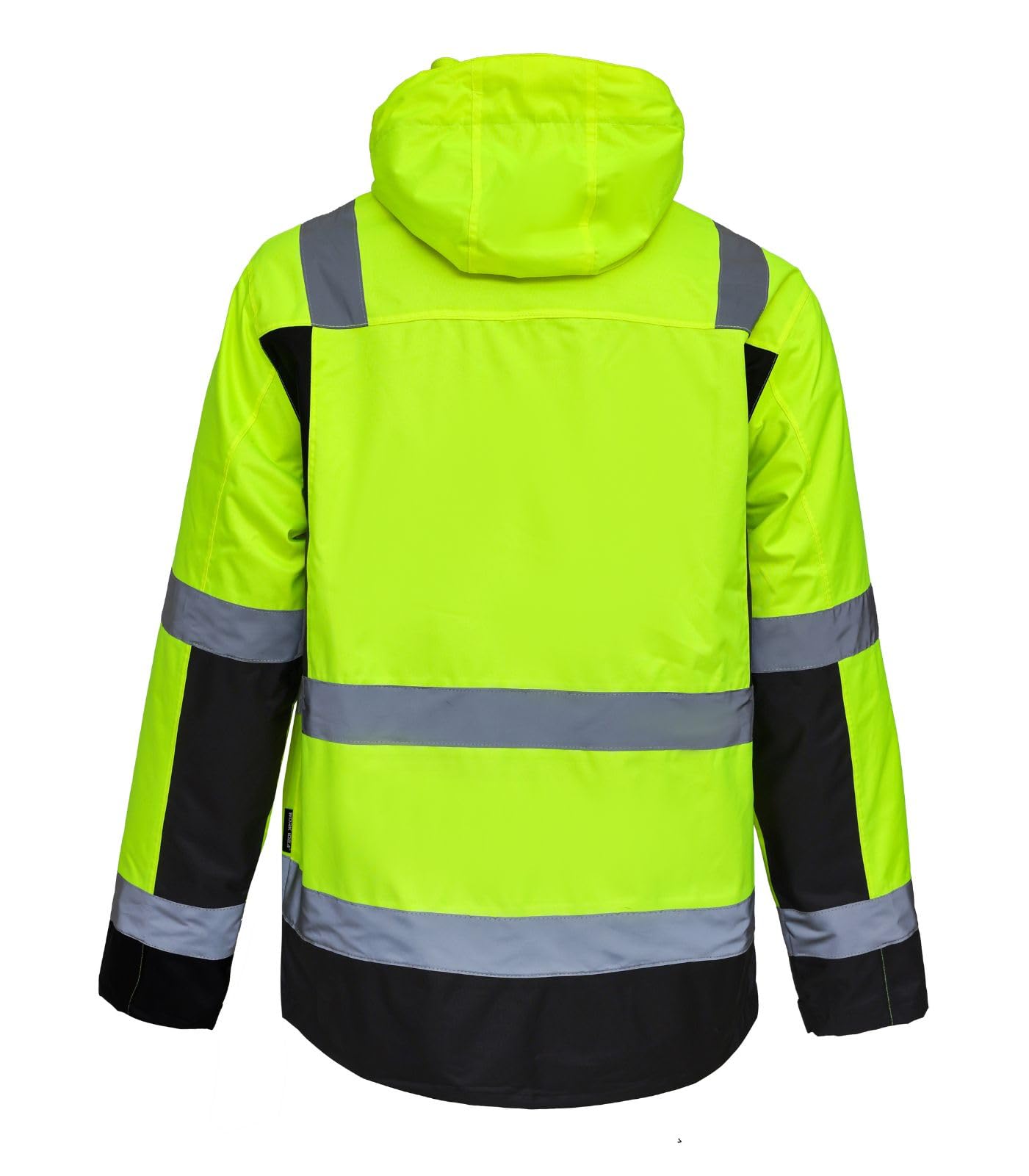 WORK IDEA High Visibility Reflective Jackets for Men Hi Vis Weatherproof 4- in-1